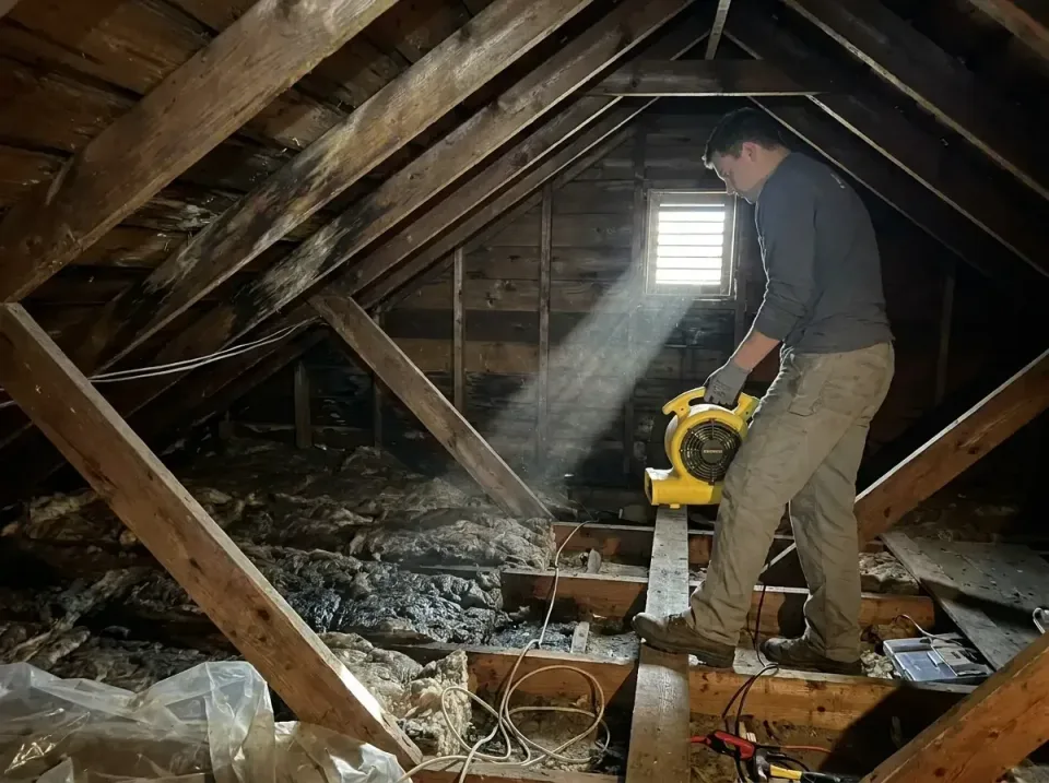 attic-water-damage-drying-proc-007 — frequently asked questions, Emergency Water Extraction & 24/7 Flood Response in Romeovi…